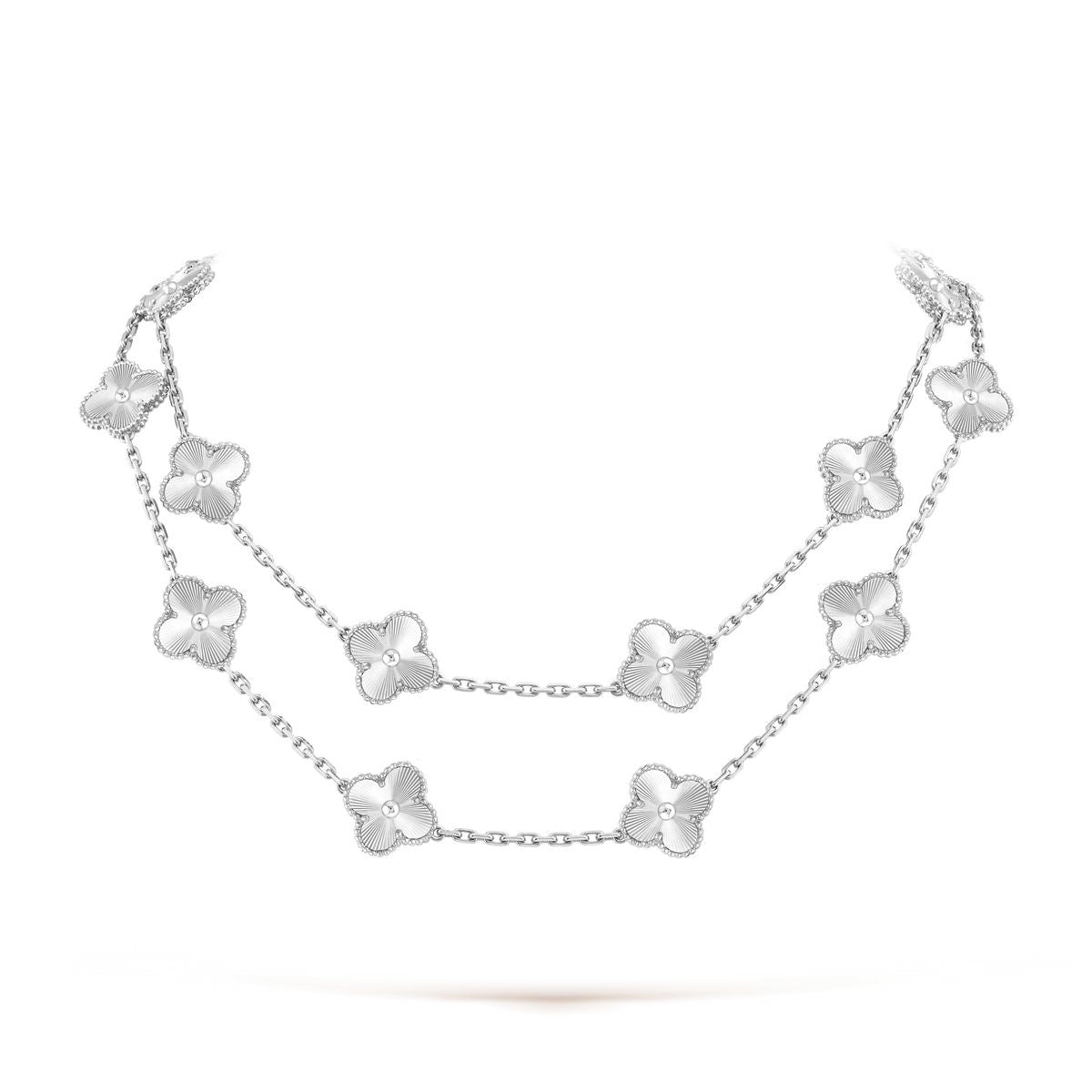 Van cleef - Silver clover necklace