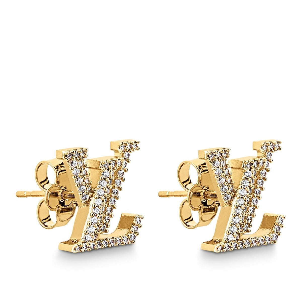 Louis Vuitton- Diamond stud earrings
