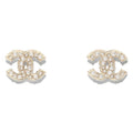 Chanel - Double C stud earrings