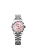 Rolex - Womens silver band watch